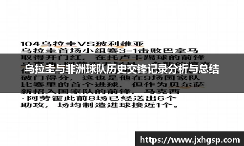 乌拉圭与非洲球队历史交锋记录分析与总结
